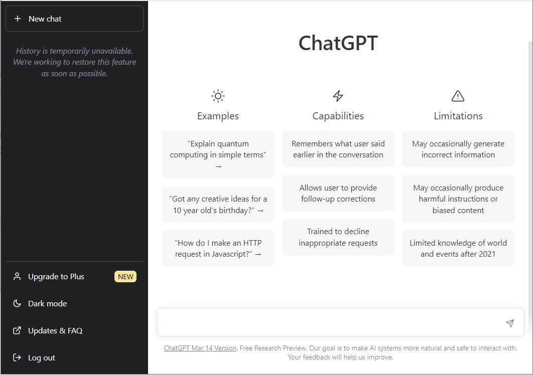 ChatGPT desktop